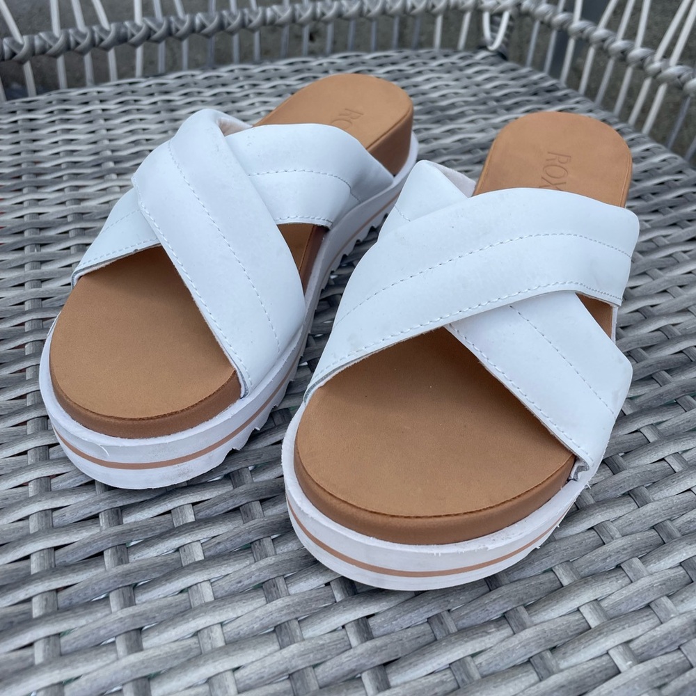 ROXY Women’s Veria Sandals White Size 7
